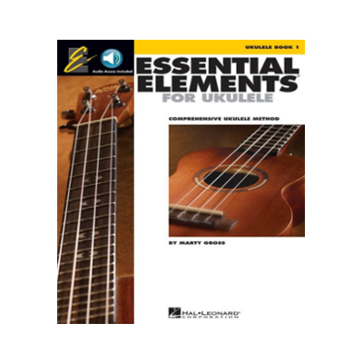 Essential Elements for Ukulele Book 1 - Book & Online Audio-Guitar & Folk-Hal Leonard-Engadine Music