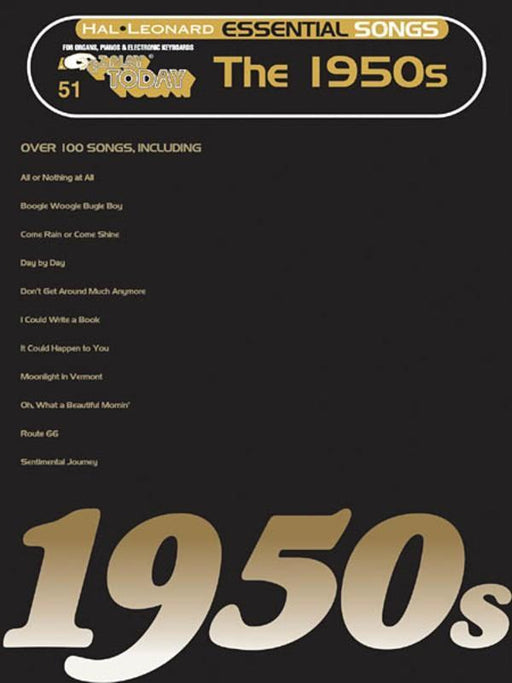 Essential Songs - The 1950s-Piano & Keyboard-Hal Leonard-Engadine Music