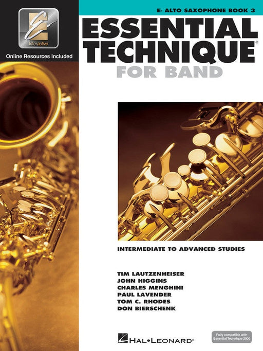 Essential Technique For Band Book 3 - Alto Saxophone