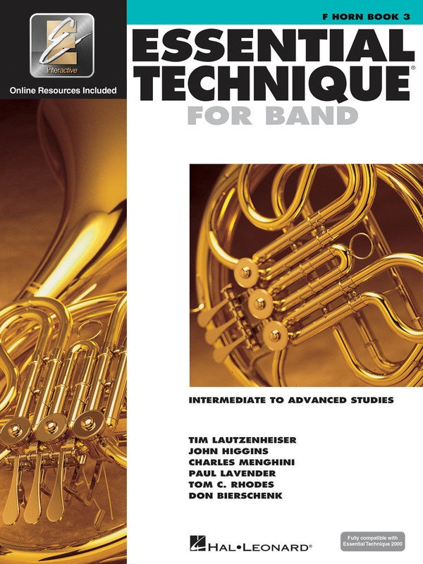 Essential Technique For Band Book 3 - French Horn