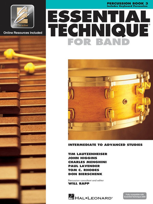 Essential Technique For Band Book 3 - Percussion
