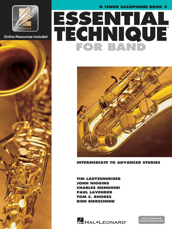 Essential Technique For Band Book 3 - Tenor Saxophone