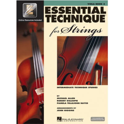 Essential Technique for Strings Book 3 - Viola-String Orchestra-Hal Leonard-Engadine Music