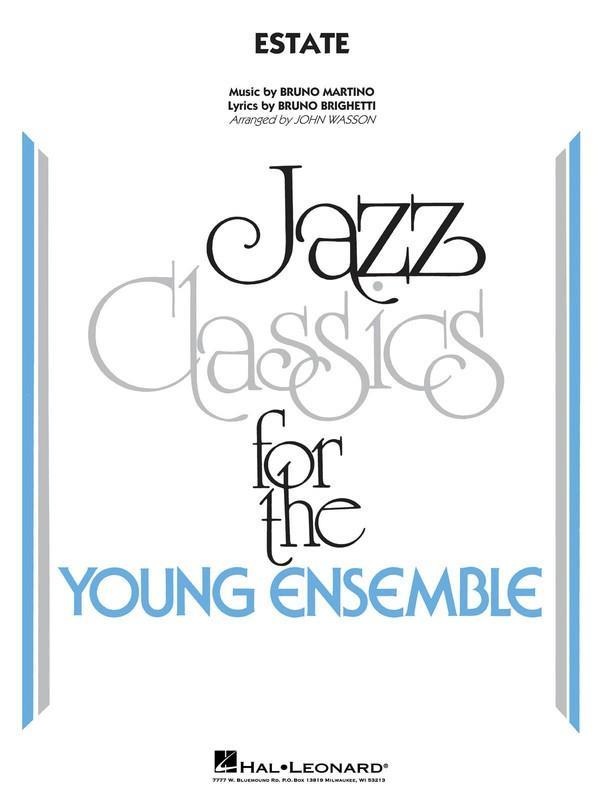 Estate, Martino Arr. John Wasson Stage Band Chart Grade 3-Stage Band chart-Hal Leonard-Engadine Music