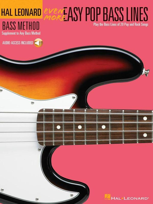 Even More Easy Pop Bass Lines-Songbooks-Hal Leonard-Engadine Music
