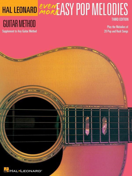 Even More Easy Pop Melodies - 3rd Edition-Guitar & Folk-Hal Leonard-Engadine Music