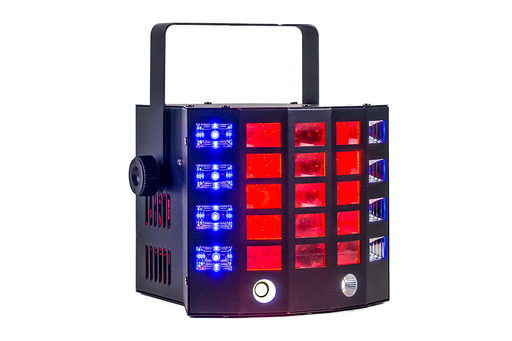 Event Lighting - 3-in-1 LED Effect Light with Derby, UV and Strobe