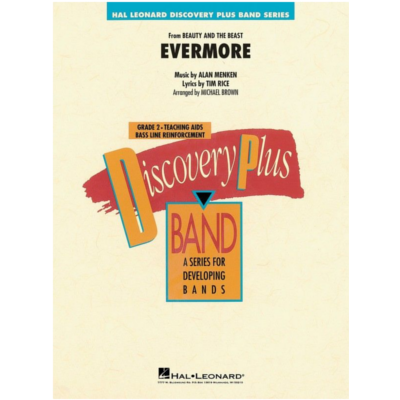 Evermore (from Beauty and the Beast), Alan Menken, Tim Rice Arr. Michael Brown Concert Band Chart Grade 2-Concert Band Chart-Hal Leonard-Engadine Music