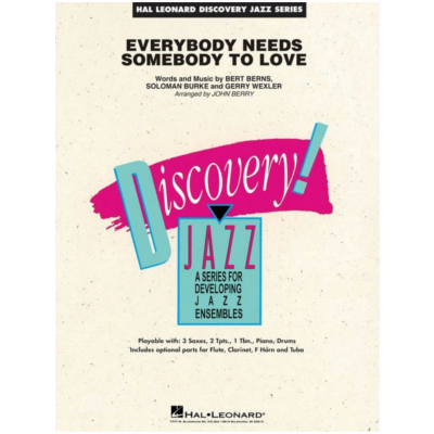 Everybody Needs Somebody to Love Arr. John Berry Stage Band Chart Grade 1.5-Stage Band chart-Hal Leonard-Engadine Music