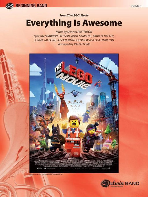 Everything Is Awesome (Awesome Remixxx!!!) Arr. Ralph Ford Concert Band Grade 1-Concert Band-Alfred-Engadine Music