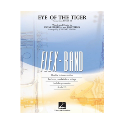 Eye Of The Tiger, Survivor Arr. Johnnie Vinson Flexband Arrangement Grade 2-3-Flexband Arrangement-Hal Leonard-Engadine Music