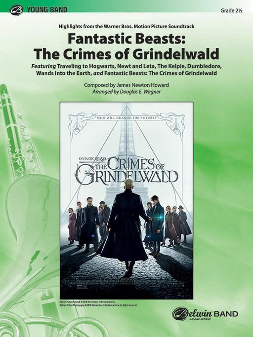 Fantastic Beasts: The Crimes of Grindelwald, Arr. Douglas E. Wagner Concert Band Grade 2.5-Concert Band Chart-Alfred-Engadine Music