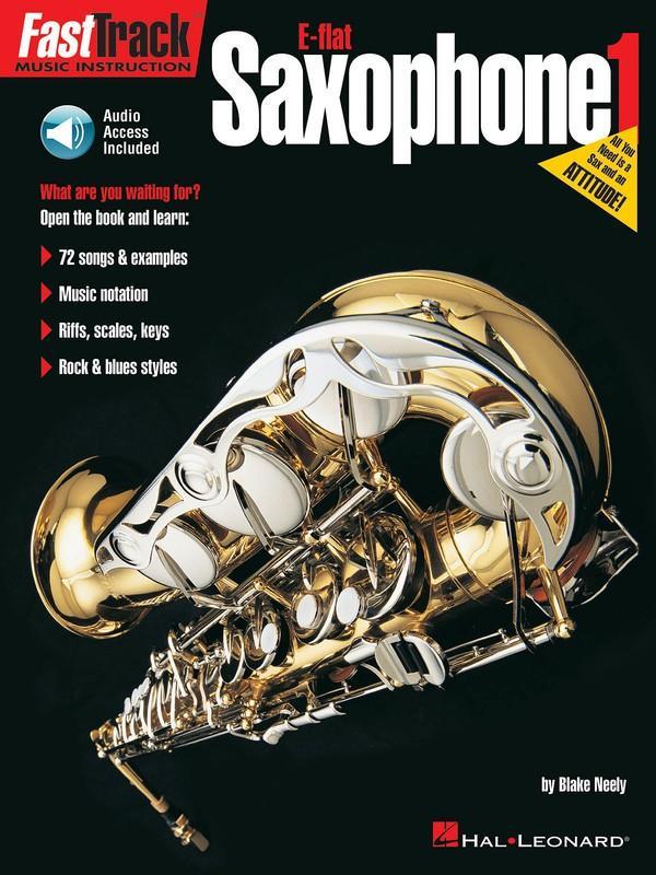 FastTrack Alto Saxophone Method - Book 1-Woodwind-Hal Leonard-Engadine Music
