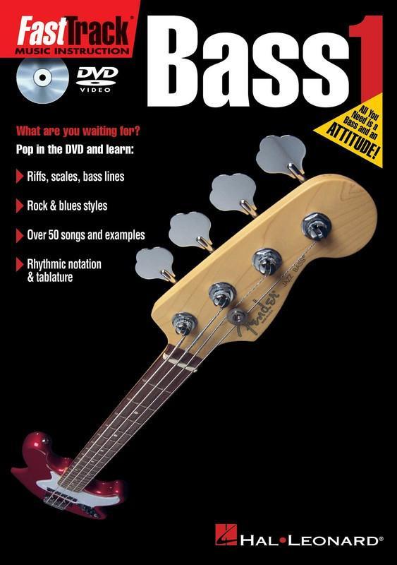 FastTrack Bass Method 1, DVD-CD & DVD-Hal Leonard-Engadine Music