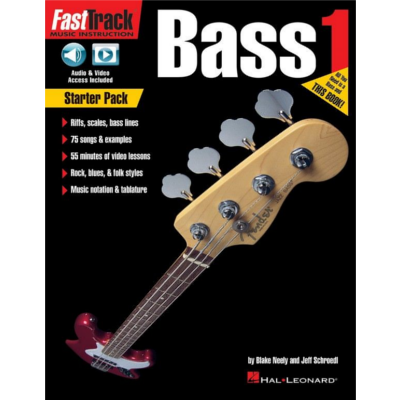 FastTrack Bass Method Starter Pack-Guitar & Folk-Hal Leonard-Engadine Music