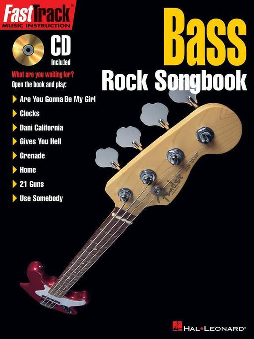 FastTrack Bass Rock Songbook-Guitar & Folk-Hal Leonard-Engadine Music