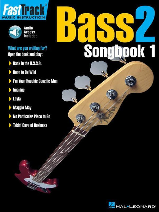 FastTrack Bass Songbook 1 - Level 2-Guitar & Folk-Hal Leonard-Engadine Music