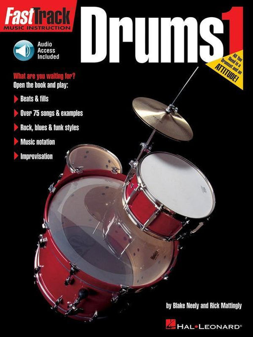 FastTrack Drums Method - Book 1-Percussion-Hal Leonard-Engadine Music