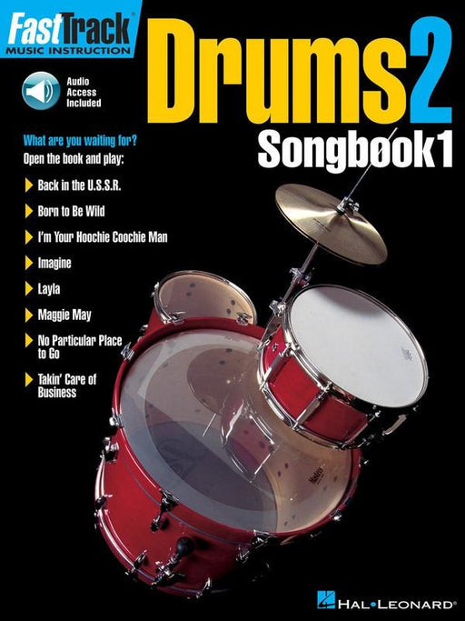 FastTrack Drums Songbook 1 - Level 2-Percussion-Hal Leonard-Engadine Music