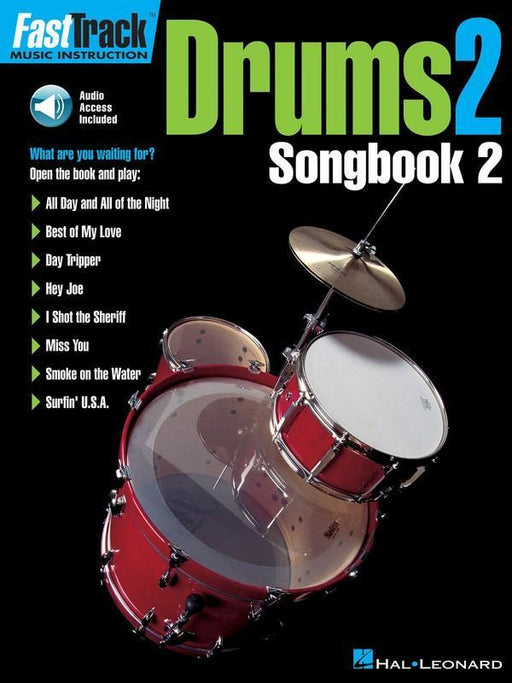 FastTrack Drums Songbook 2 - Level 2-Percussion-Hal Leonard-Engadine Music