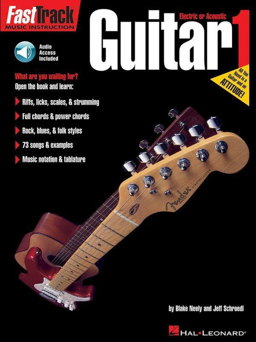 FastTrack Guitar Method - Book 1-Guitar & Folk-Hal Leonard-Engadine Music