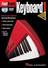 FastTrack Keyboard Method 1-CD & DVD-Hal Leonard-Engadine Music