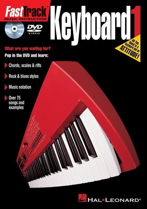 FastTrack Keyboard Method 1-CD & DVD-Hal Leonard-Engadine Music