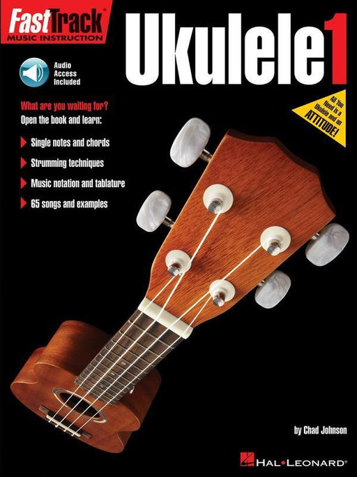 FastTrack Ukulele Method - Book 1-Guitar & Folk-Hal Leonard-Engadine Music