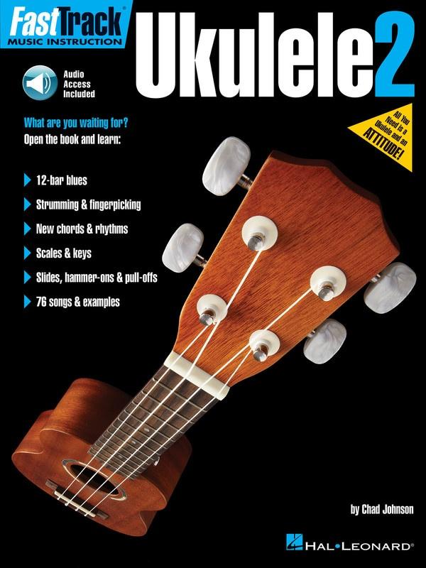 FastTrack Ukulele Method - Book 2-Guitar & Folk-Hal Leonard-Engadine Music