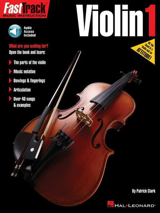 FastTrack Violin Method Book 1-Strings-Hal Leonard-Engadine Music