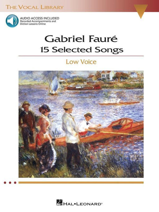 Faure - 15 Selected Songs, Low Voice-Vocal-Hal Leonard-Engadine Music
