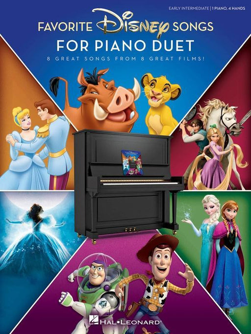 Favorite Disney Songs for Piano Duet-Piano & Keyboard-Hal Leonard-Engadine Music