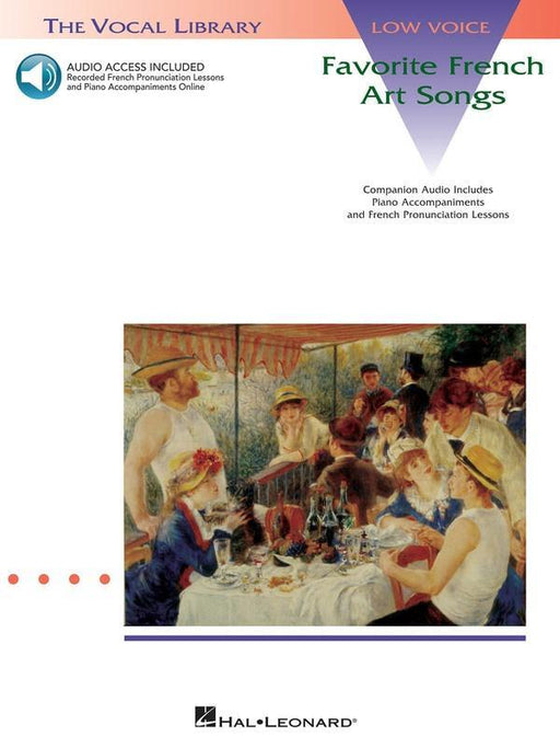 Favorite French Art Songs - Volume 1, Low Voice-Vocal-Hal Leonard-Engadine Music