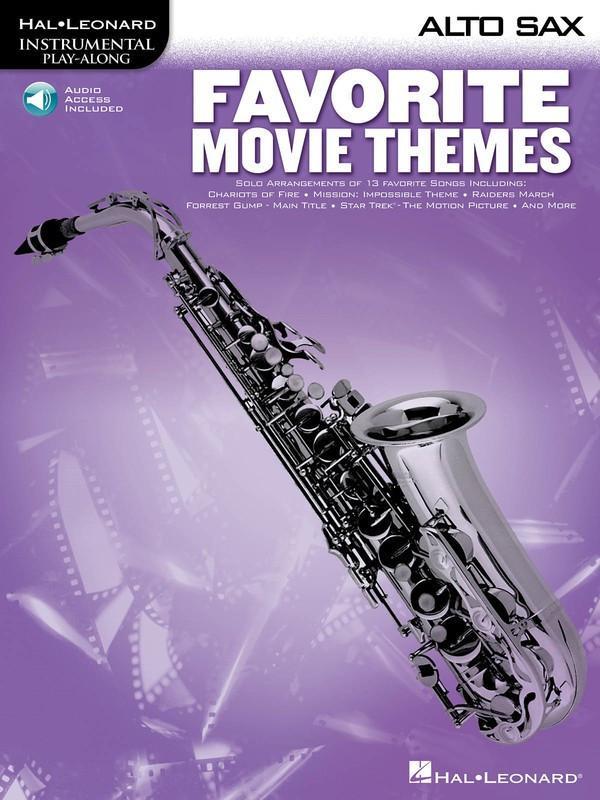 Favorite Movie Themes - Alto Saxophone-Woodwind-Hal Leonard-Engadine Music