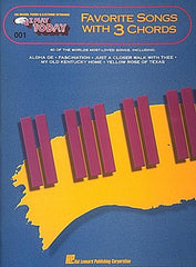 Favorite Songs with 3 Chords-Piano & Keyboard-Hal Leonard-Engadine Music