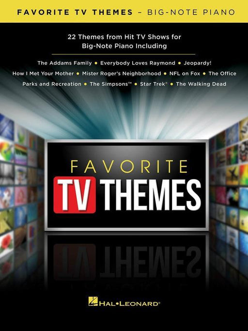 Favorite TV Themes, Big-Note Piano-Piano & Keyboard-Hal Leonard-Engadine Music