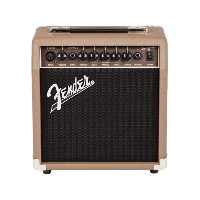 Fender Acoustasonic 15 Acoustic Guitar Combo-Acoustic Guitar Amplifier-Fender-Engadine Music