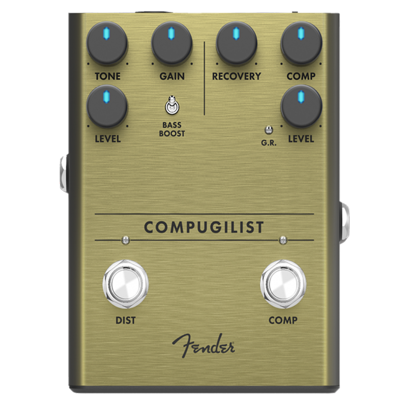 Fender Compugilist Compressor/Distortion Effects Pedal - 0234551000-Guitar Effect-Fender-Engadine Music