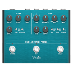 Fender Reflecting Pool Delay/Reverb Effects Pedal - 0234546000-Guitar Effects-Fender-Engadine Music
