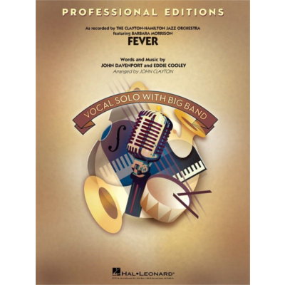 Fever (Key: G min), Davenport & Cooley Arr. John Clayton Stage Band Chart Grade Grade 5-Stage Band chart-Hal Leonard-Engadine Music