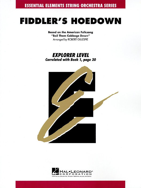 Fiddlers Hoedown Essential Elements String Explorer GR0.5