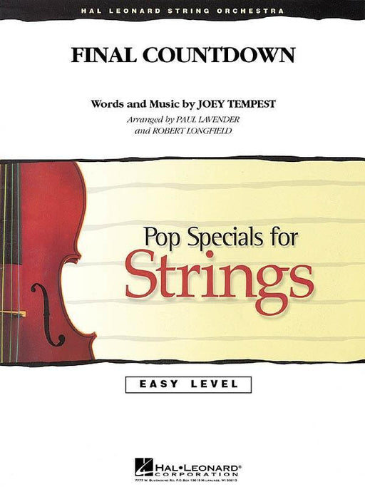 Final Countdown,Arr. Paul Lavender String Orchestra Grade 2-3-String Orchestra-Hal Leonard-Engadine Music