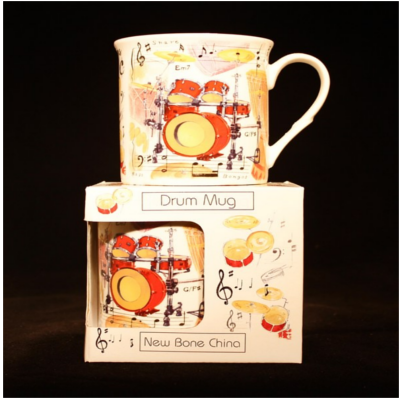 Fine China Mug Drum-Homeware-Engadine Music-Engadine Music