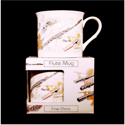 Fine China Mug Flute-Homeware-Engadine Music-Engadine Music