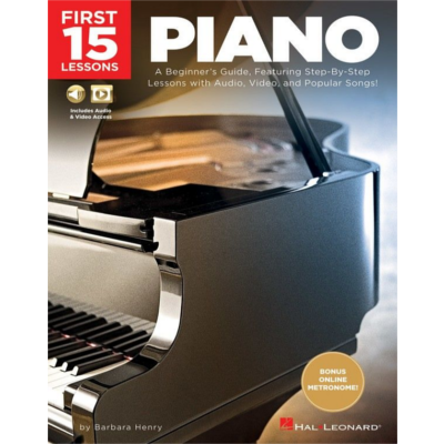 First 15 Lessons - Piano-Piano & Keyboard-Hal Leonard-Engadine Music