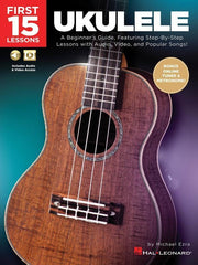 First 15 Lessons - Ukulele-Guitar & Folk-Hal Leonard-Engadine Music