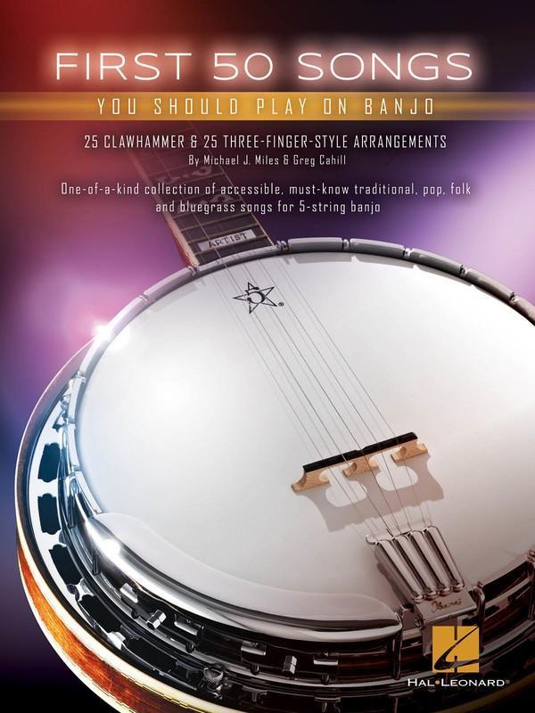 First 50 Songs You Should Play on Banjo-Guitar & Folk-Hal Leonard-Engadine Music