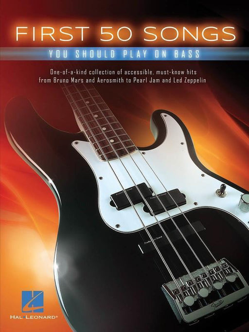 First 50 Songs You Should Play on Bass-Guitar & Folk-Hal Leonard-Engadine Music