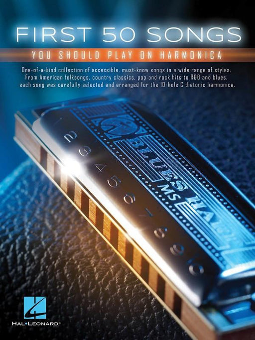 First 50 Songs You Should Play on Harmonica-Guitar & Folk-Hal Leonard-Engadine Music