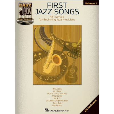 First Jazz Songs, Easy Jazz Play-Along Volume 1-Jazz-Hal Leonard-Engadine Music